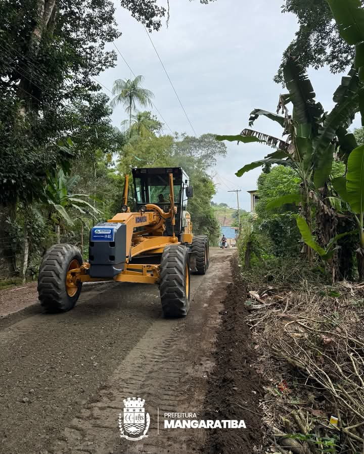 Prefeitura de Mangaratiba inicia obras de recuperação de pavimento na Rua Z